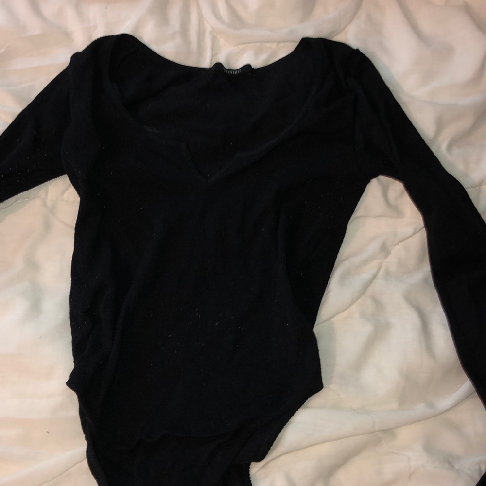 forever 21 black body suit